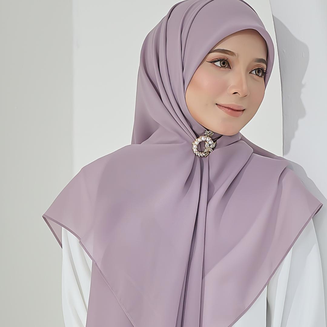Bawal Auni – Chiffon Voile Premium Bidang 47, 50 & 60