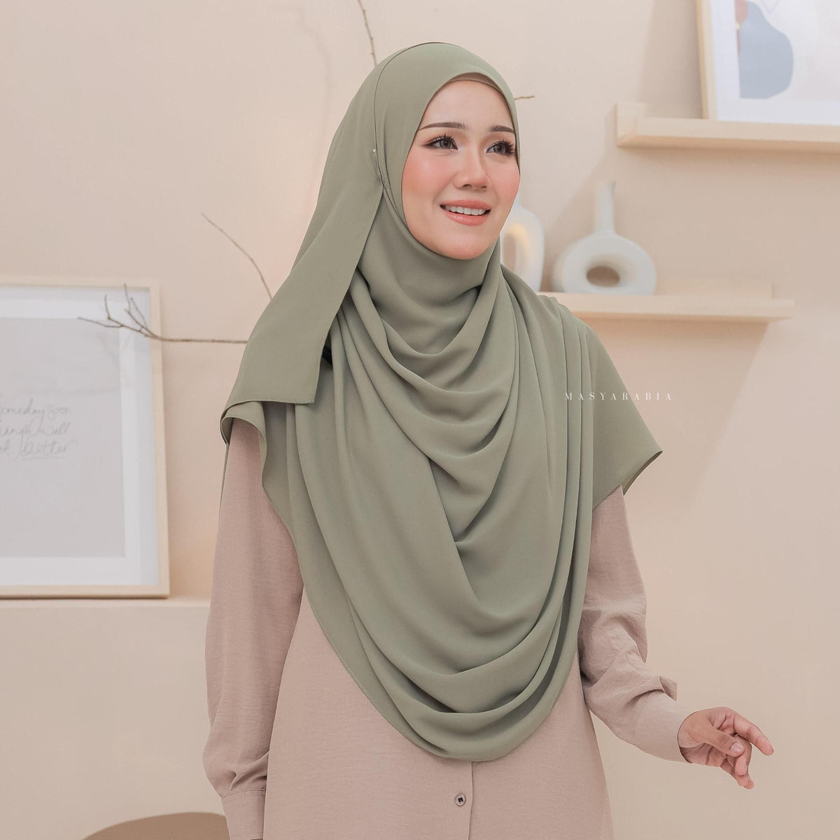 Helena Shawl Extra Large – Premium Korean Chiffon