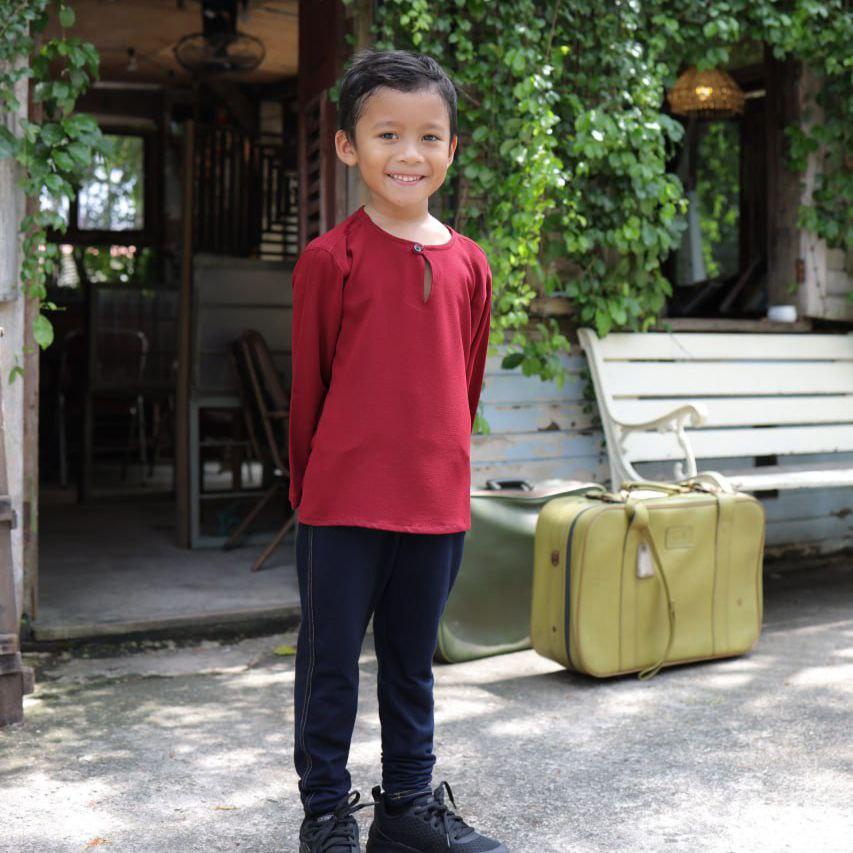 Kurta Aydan Budak kurta budak lelaki como crepe warna Juwita – Masyarabia