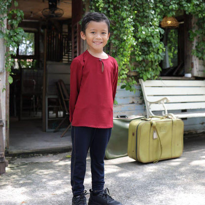 Kurta Aydan Budak kurta budak lelaki como crepe warna Juwita – Masyarabia
