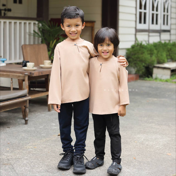 Kurta Aydan Budak Lelaki – Como Crepe Teluk Belanga | Sedondon Keluarga