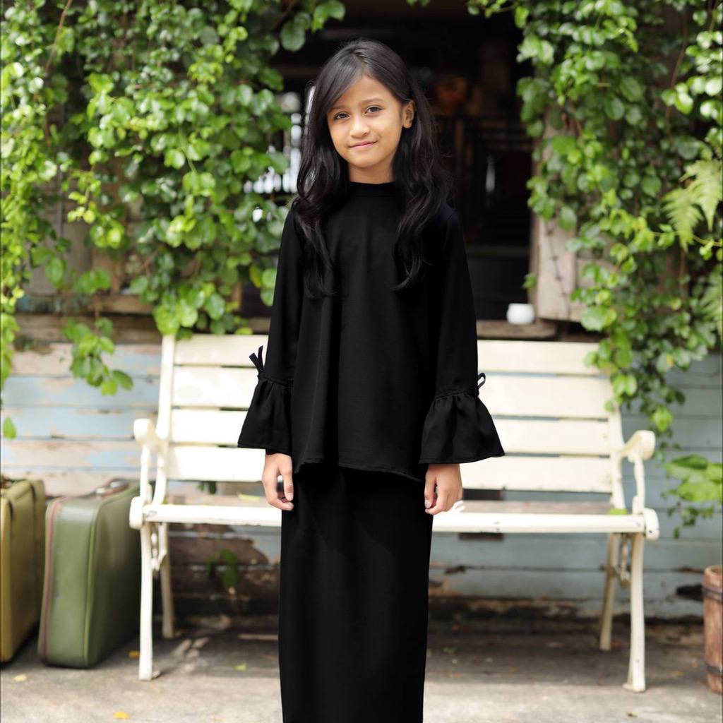 Kurung Aleya Kids baju kurung budak como crepe – Masyarabia